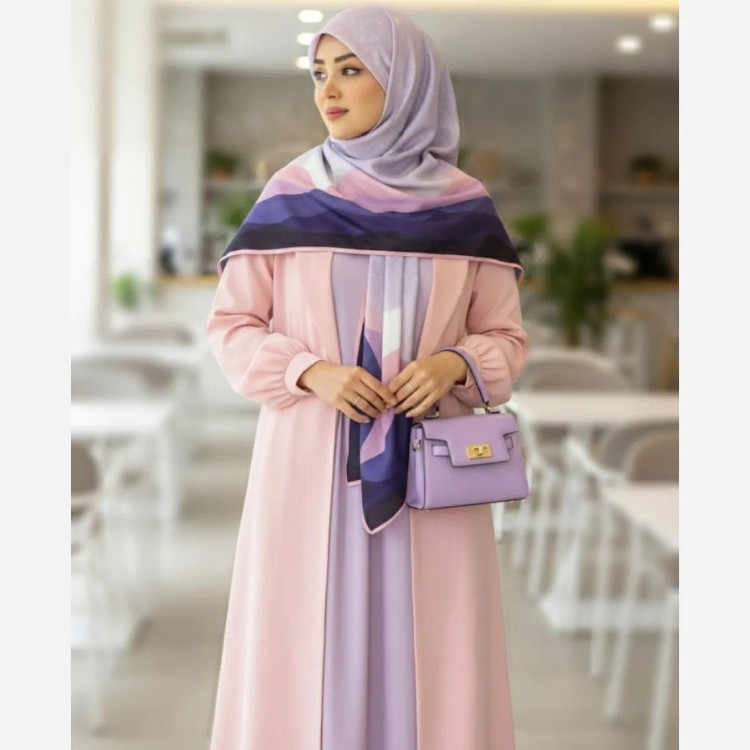روسری نخ کاستوم طرح یاس قواره بزرگ 140 سانتیمتر چرخ دوز
