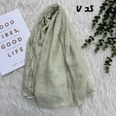 شال نخ کتان سنگشور مجلسی دور گان