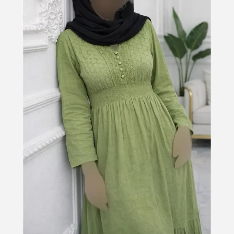 ساحلی سلن آستین بلند هندی زنانه