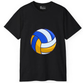 تیشرت آستین کوتاه مردانه مدل توپ والیبال