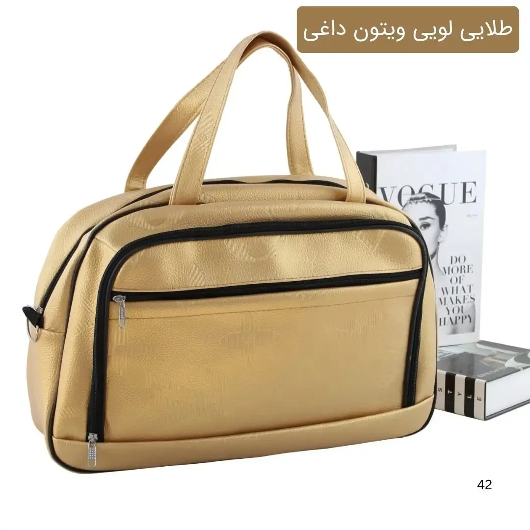 ساک دستی چرم مصنوعی زنانه روزمره و مهمانی با بند بلند
