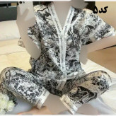 بلوز شلوار ساتن وارداتی زنانه کد 1277 شیک و راحت چهارفصل سایز XL 2XL
