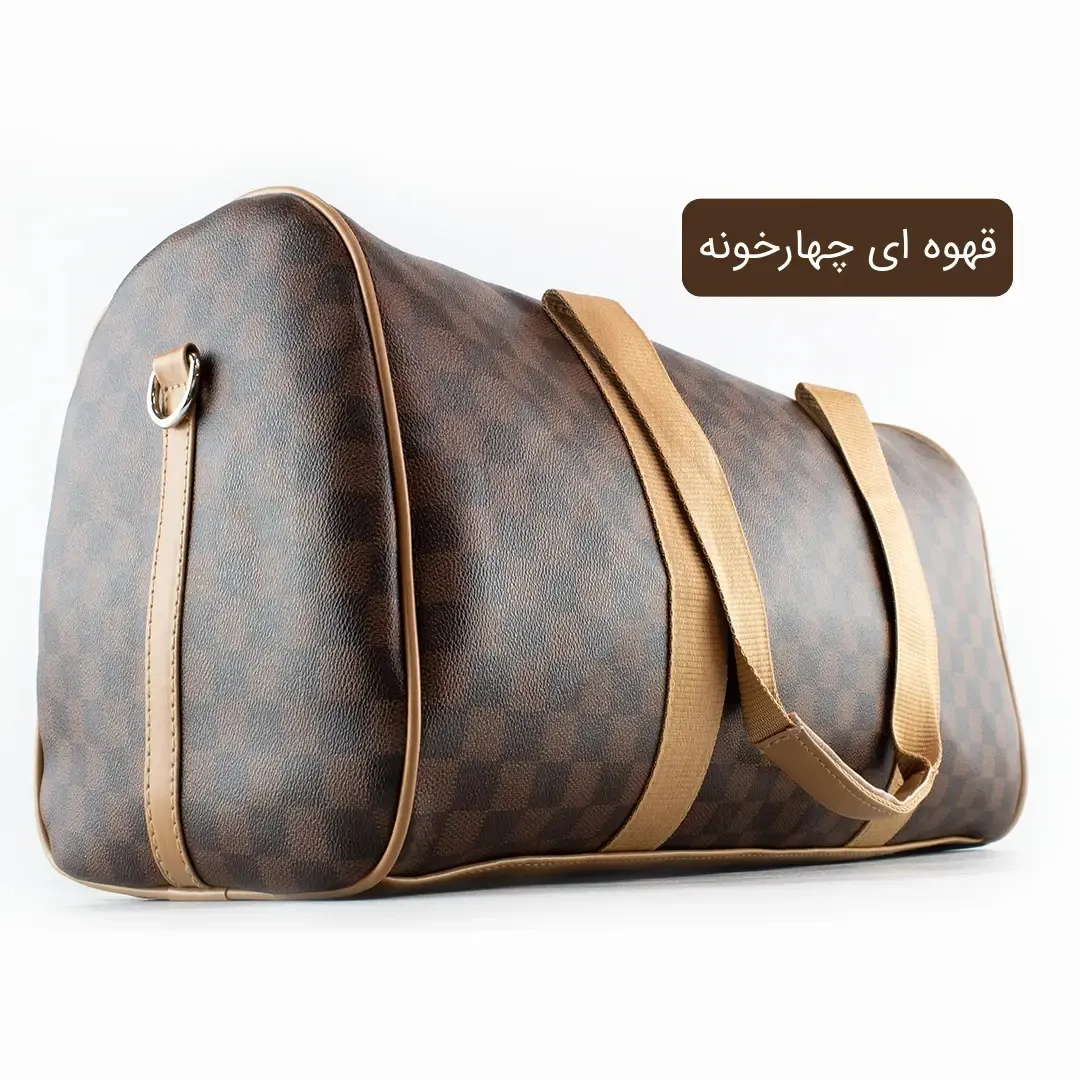 ساک ورزشی اسپرت چرم مصنوعی بند بلند ابعاد 50 در 18 در 30 سانتیمتر